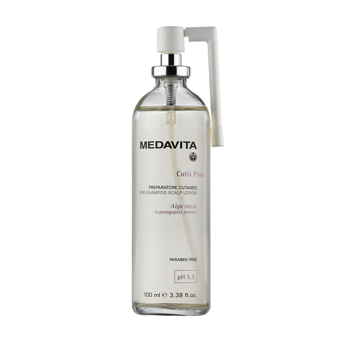 Підготовлювальний детокс-лосьйон для шкіри голови Medavita Cutis Pura Pre-Shampoo Scalp Lotion, 100 мл